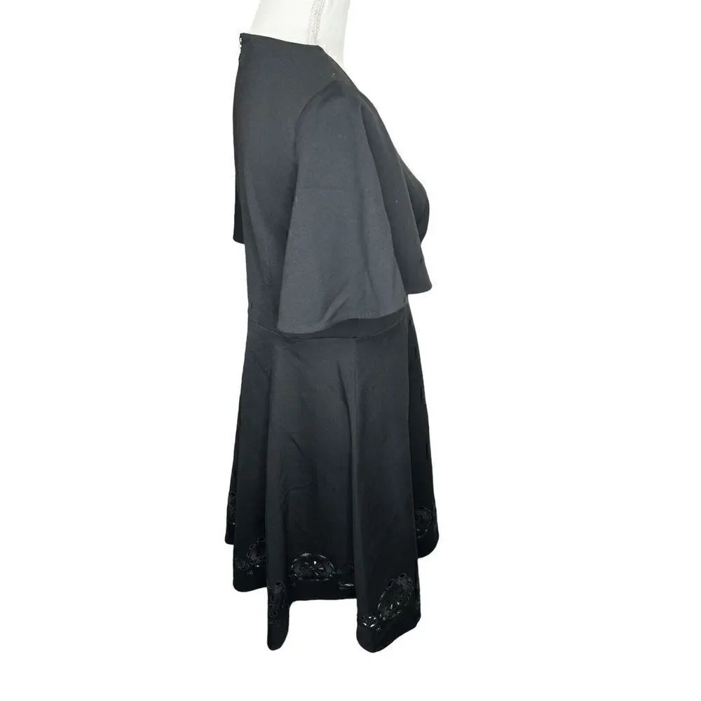 Kate Spade New York Embroidered Cutwork Ponte Dress Size 8 NWT $298